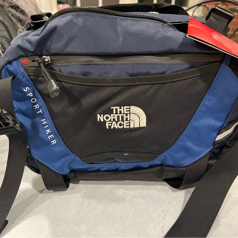 The North Face Sport Hiker Blue and Black Bag